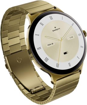 Smartwatch damski Garett Verona 2 Glow Złoty Stalowy (4).jpg